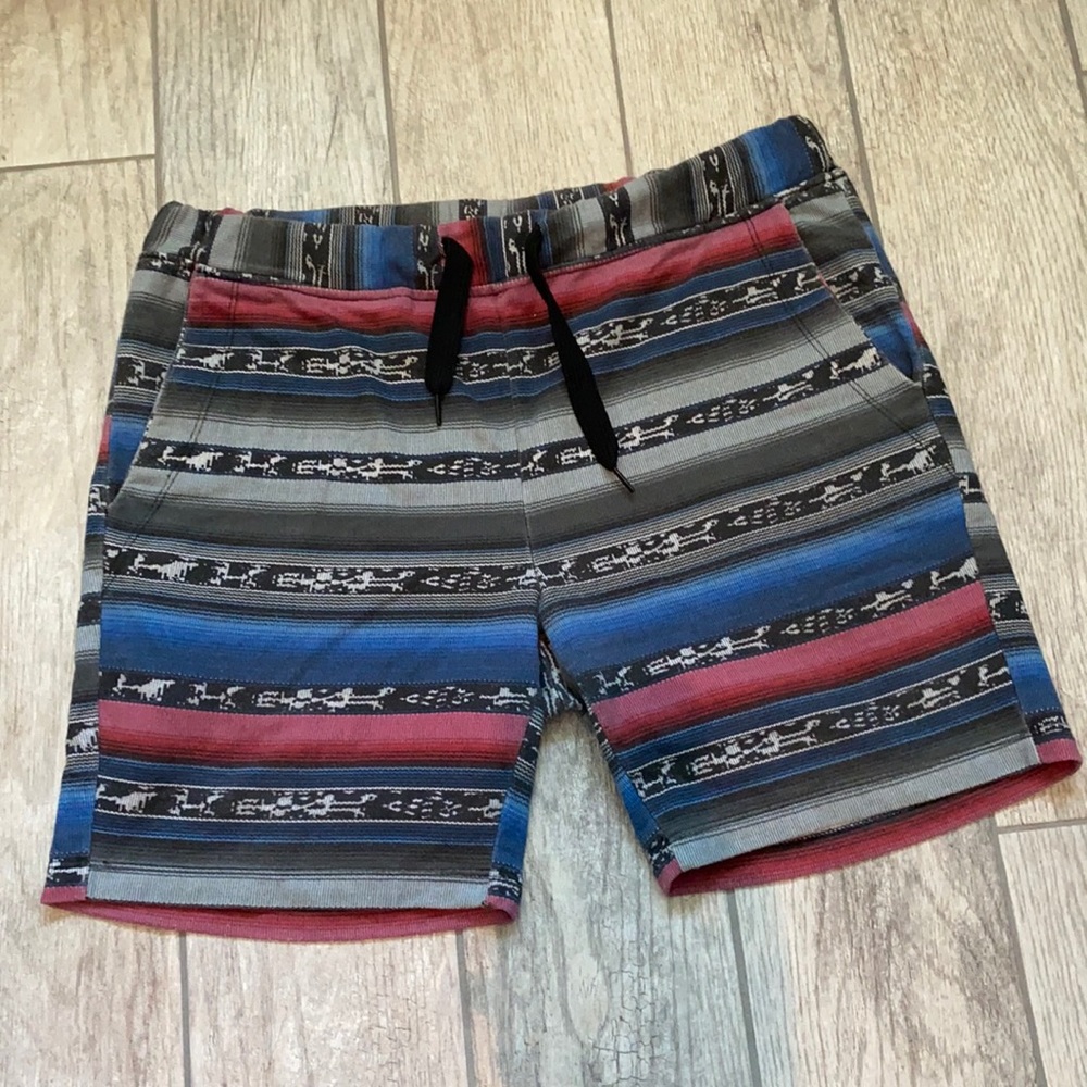 21 MEN Aztec fleece SHORTS M
